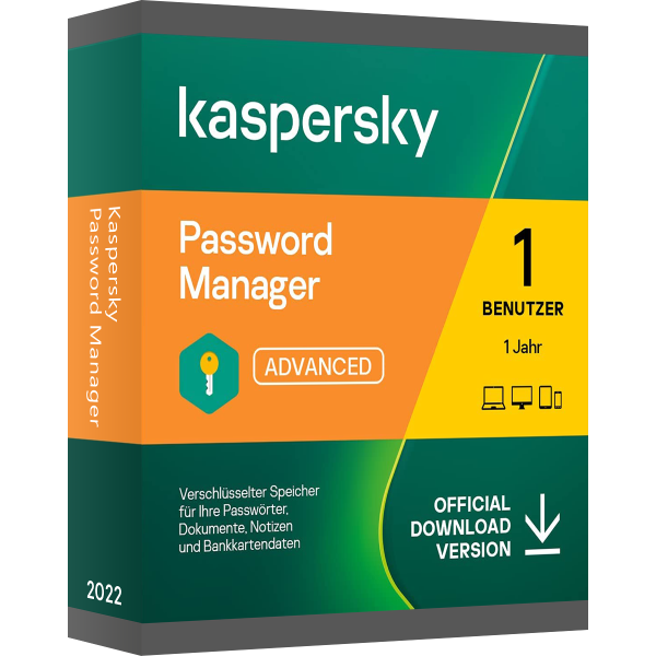 Kaspersky Password Manager 2022 | 1 Gerät