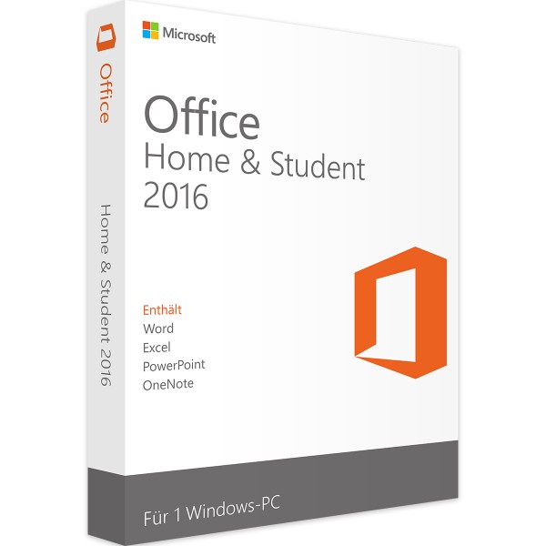 Microsoft Office 2016 Home and Student | für Windows