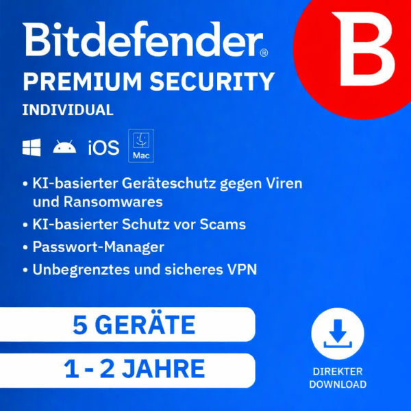 Bitdefender Premium Security Individual 2027