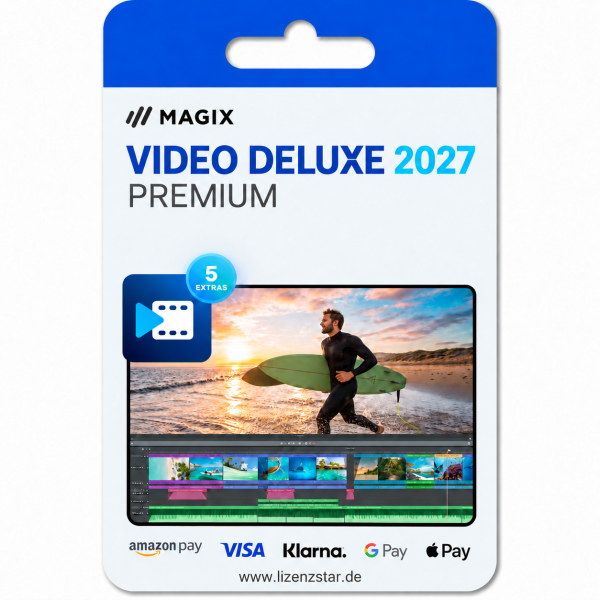 Magix Video Deluxe Premium 2027 | für Windows