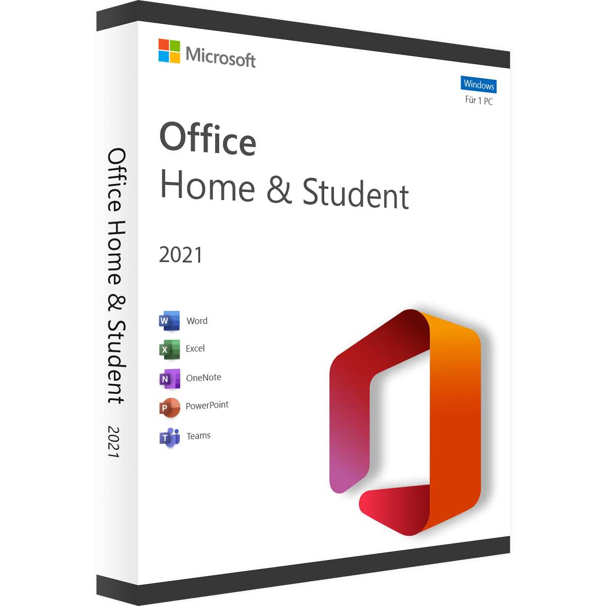 Microsoft Office 2021 Home and Student für Windows Accountgebunden
